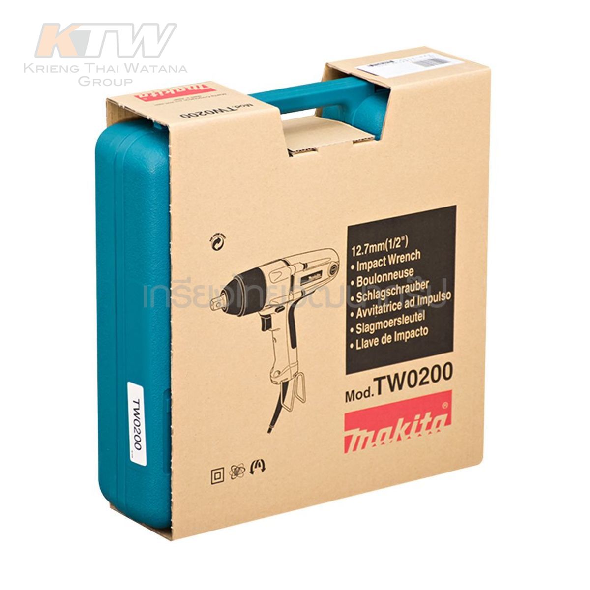 MAKITA เครื่องขันน๊อตไฟฟ้า SQ ขนาด 1/2นิ้ว แรงบิดสูงสุด 200 NM และ 350 NM รุ่น TW0200 และ TW0350