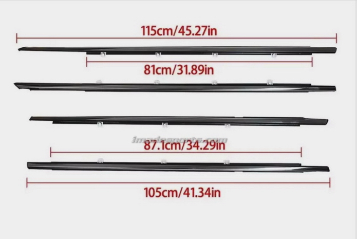 คิ้วรีดน้ำประตู พร้อมคิ้ว Stainless Accord G8 2008-2012