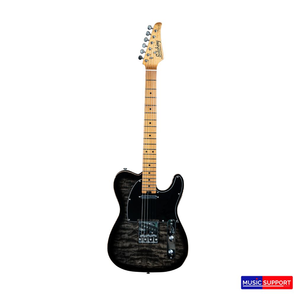 Soloking MT-3 Custom Roasted Maple FB Binding 22-SS Quilted