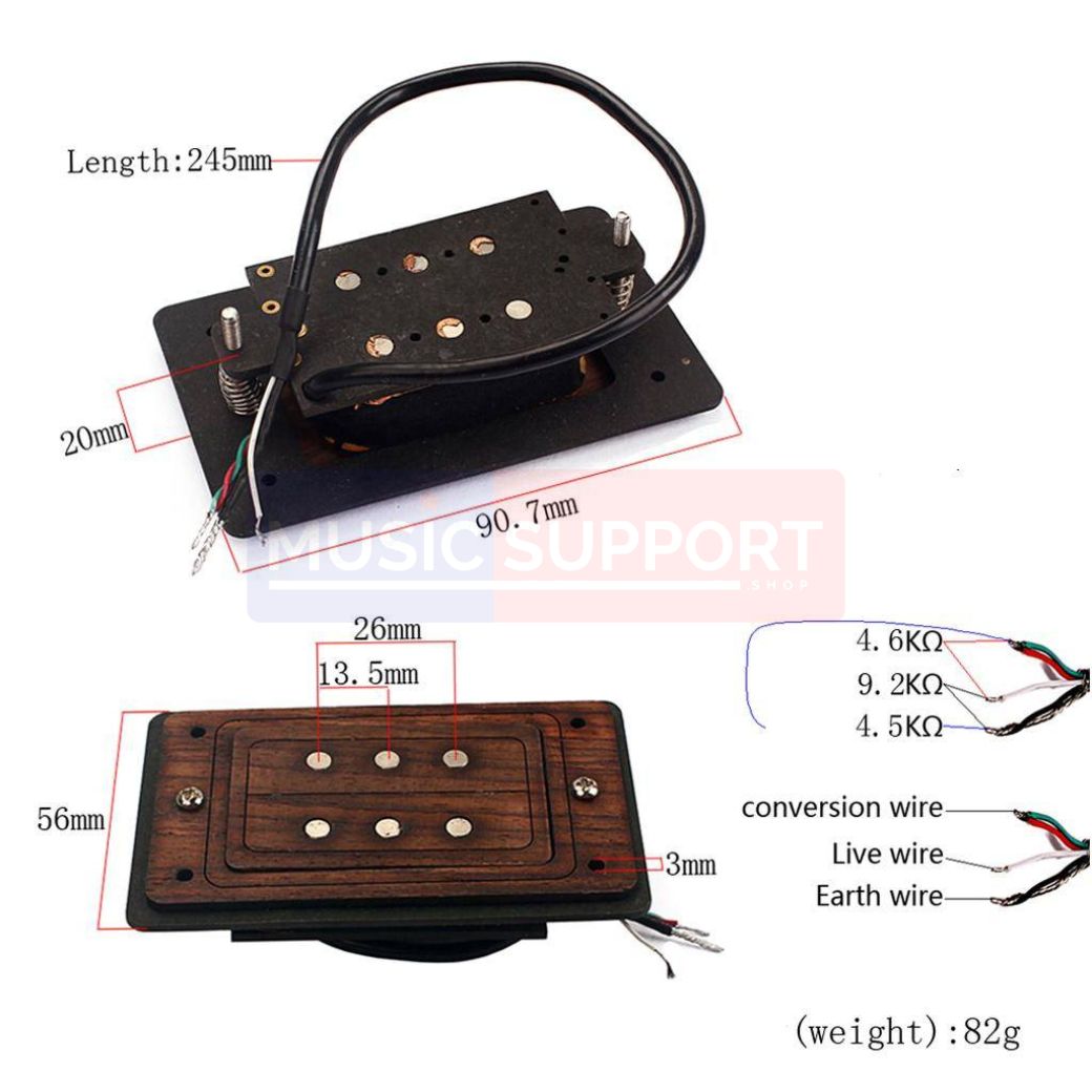 ปิ๊กอัพพิณ Humbucking JKCE