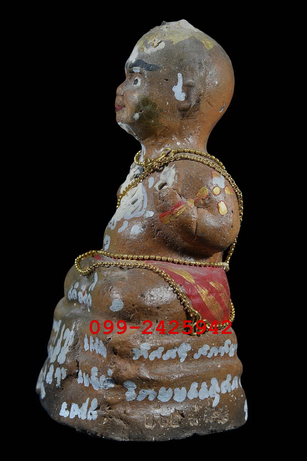 กุมารทองหลวงปู่แย้ม วัดสามง่าม นครปฐม รุ่นพัดยศ หัวโล้น ปี52