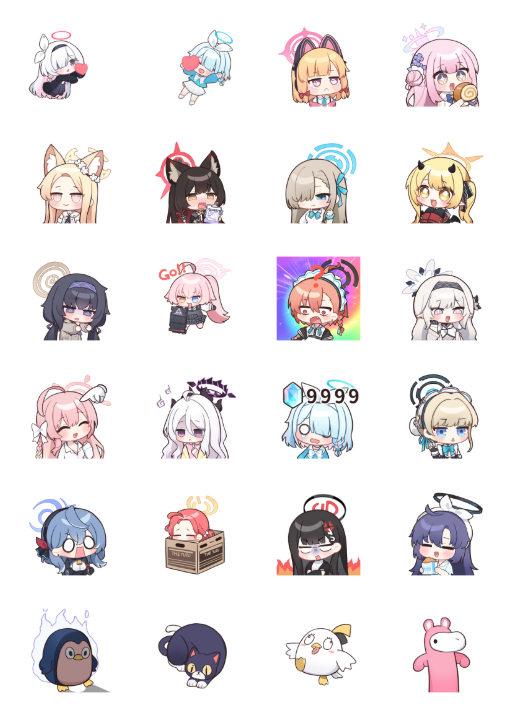 ขายสติกเกอร์ไลน์ Blue Archive Stickers #1