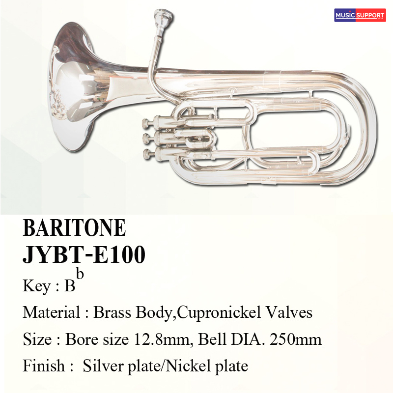 บาริโทนฮอร์น Symphony Baritone JYBT-E100 Nickel/Silver