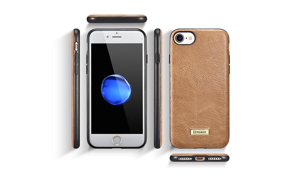 เคสหนัง iPhone 7 แบรนด์ iCarer รุ่น 705 (Shenzhou Leather Fashional Back Case)