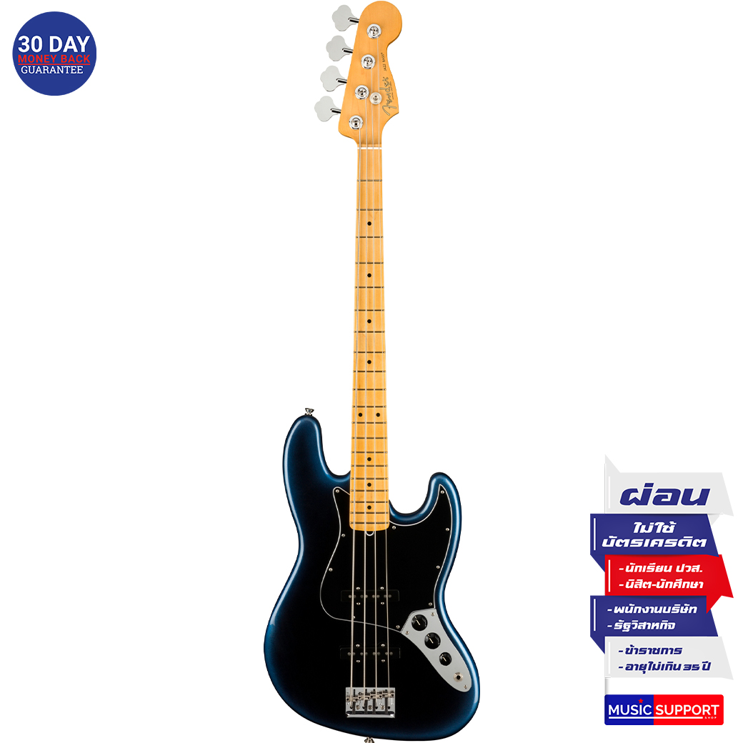 เบสไฟฟ้า Fender American Professional II Jazz Bass® MN Dark Night