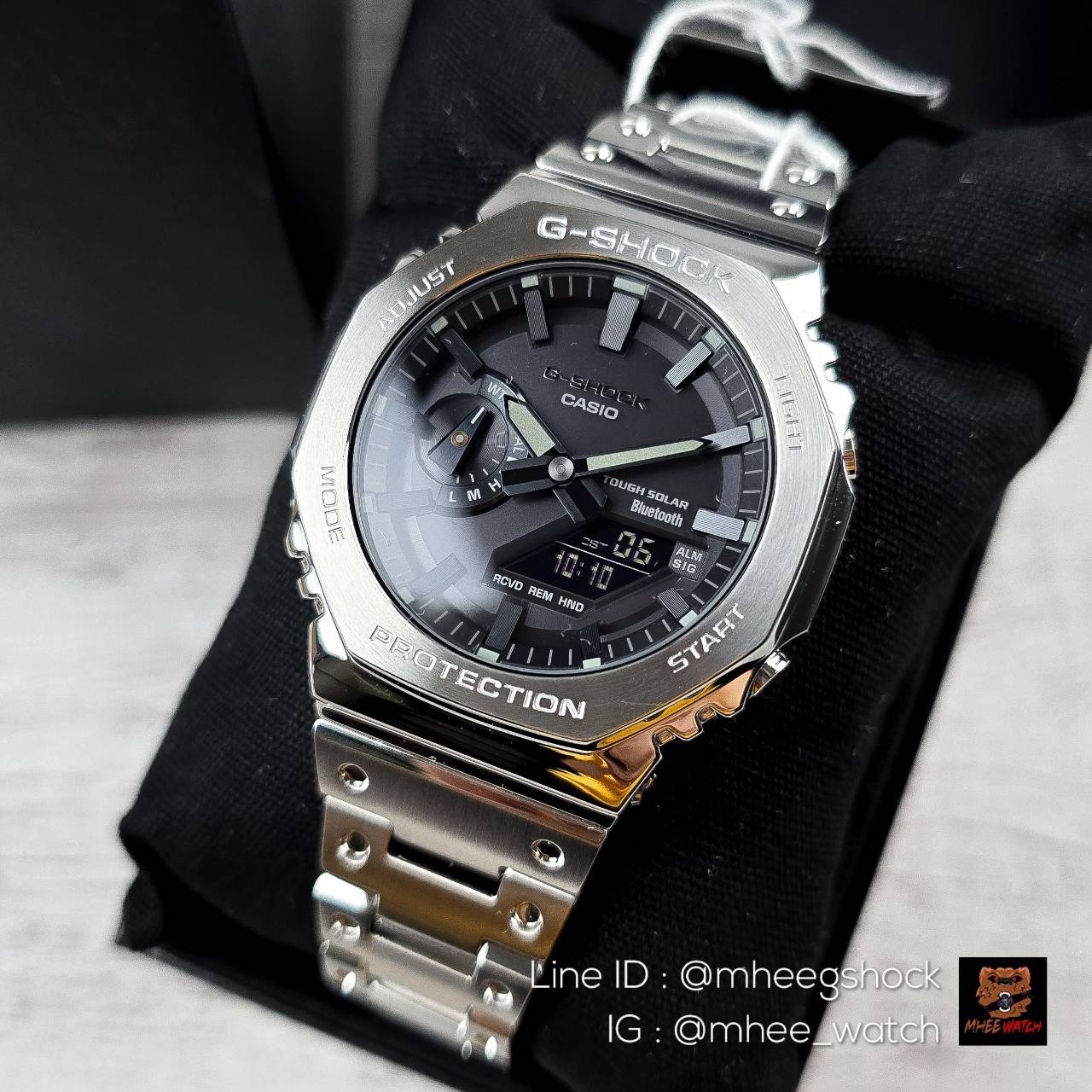 G-SHOCK Full Metal Silver black Dial GM-B2100D—1ADR
