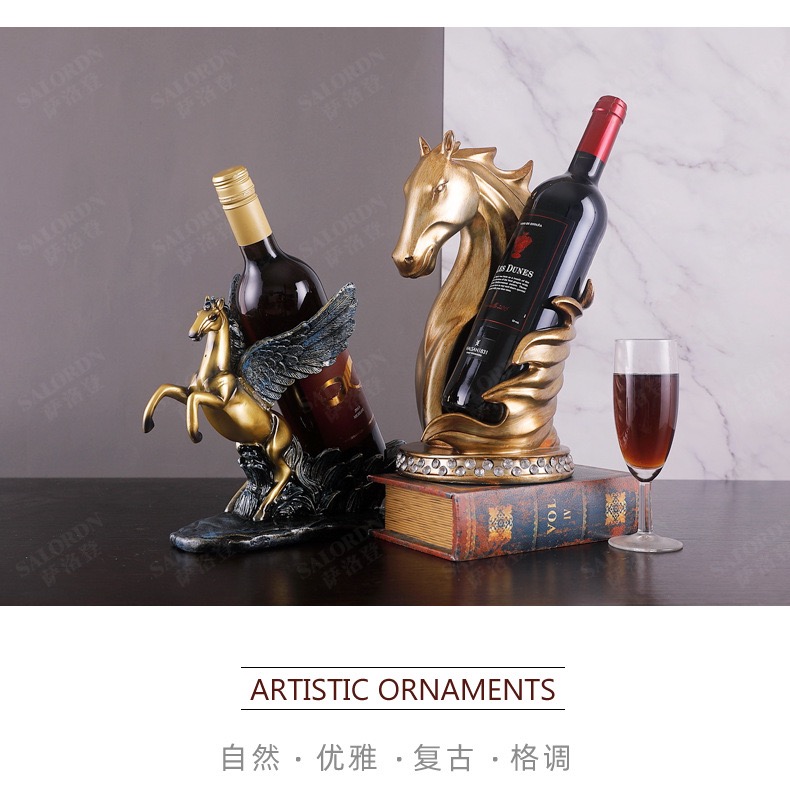 C1013D001 HOMMY ที่ใส่ขวดไวน์ ที่ใส่ไวน์ ที่วางไวน์ WINE RACK DECORATION ของแต่งห้อง แต่งห้อง ตั้งโชว์ ของขวัญ