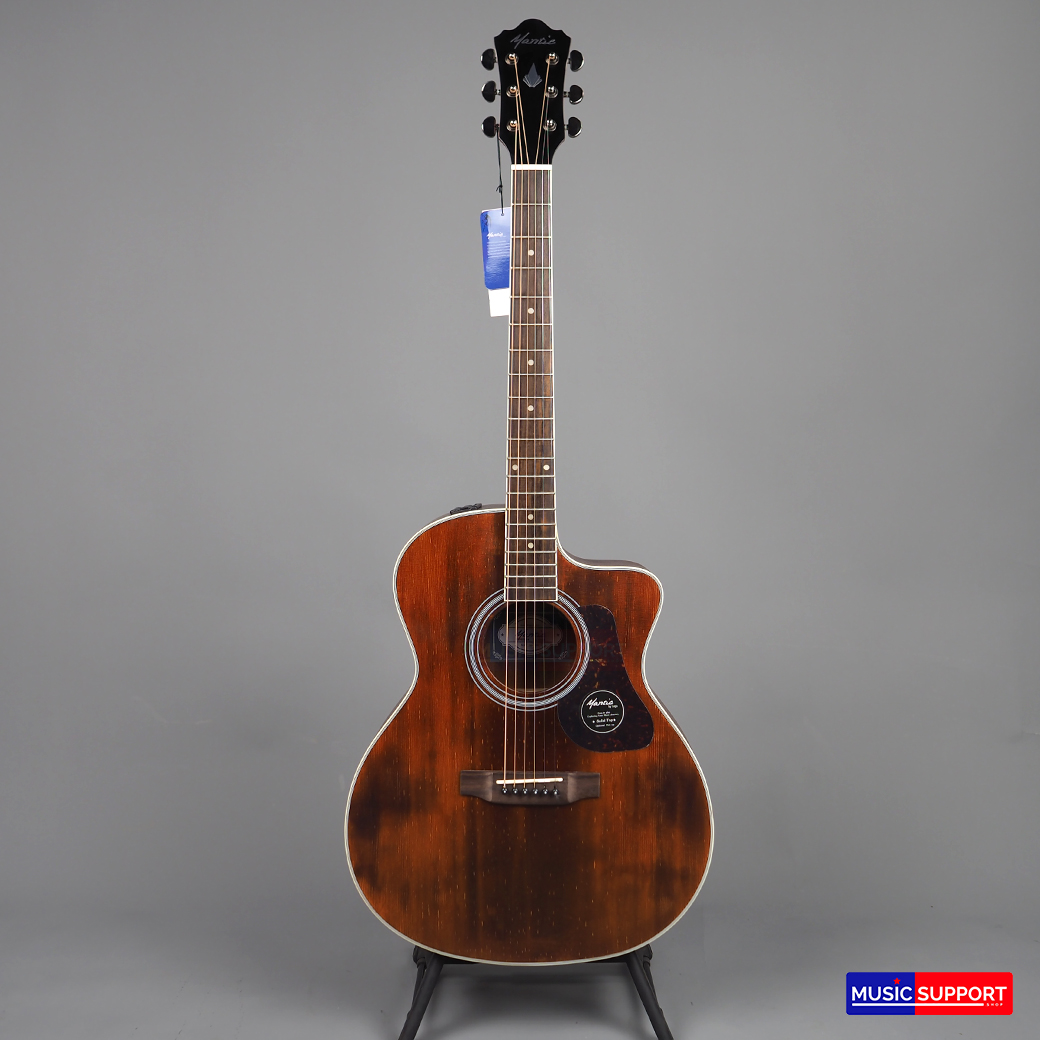 Mantic GA-10SCE กีต้าร์โปร่งไฟฟ้าไม้หน้าแท้ (TOP SOLID)