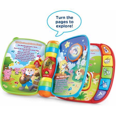 VTech Musical Rhymes Book หนังสือมีเสียง ฝึกกล้ามเนื้อมือ