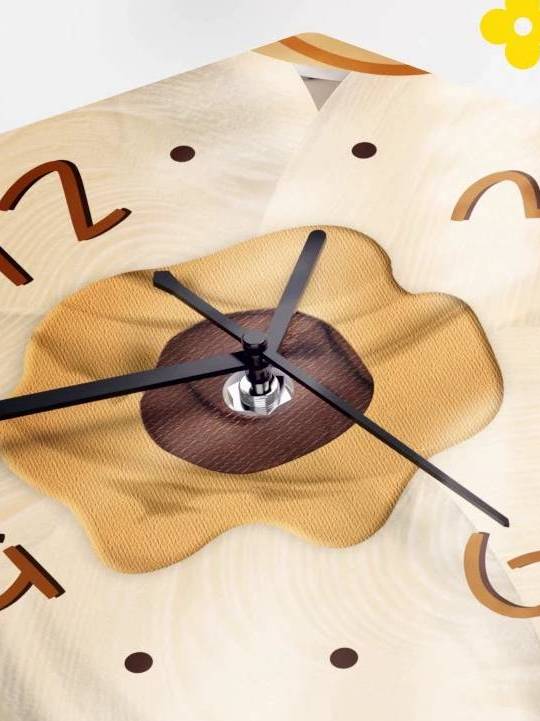 CT208C044 INTERY นาฬิกาติดผนัง นาฬิกามงคล ดอกไม้ Flower WALL CLOCK WALL DECOR