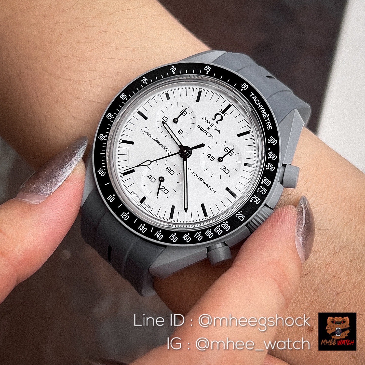 SWATCH X OMEGA Speedmaster MOONSWATCH 1965 NEW Collection 2025 Free Premium Rubber Strap