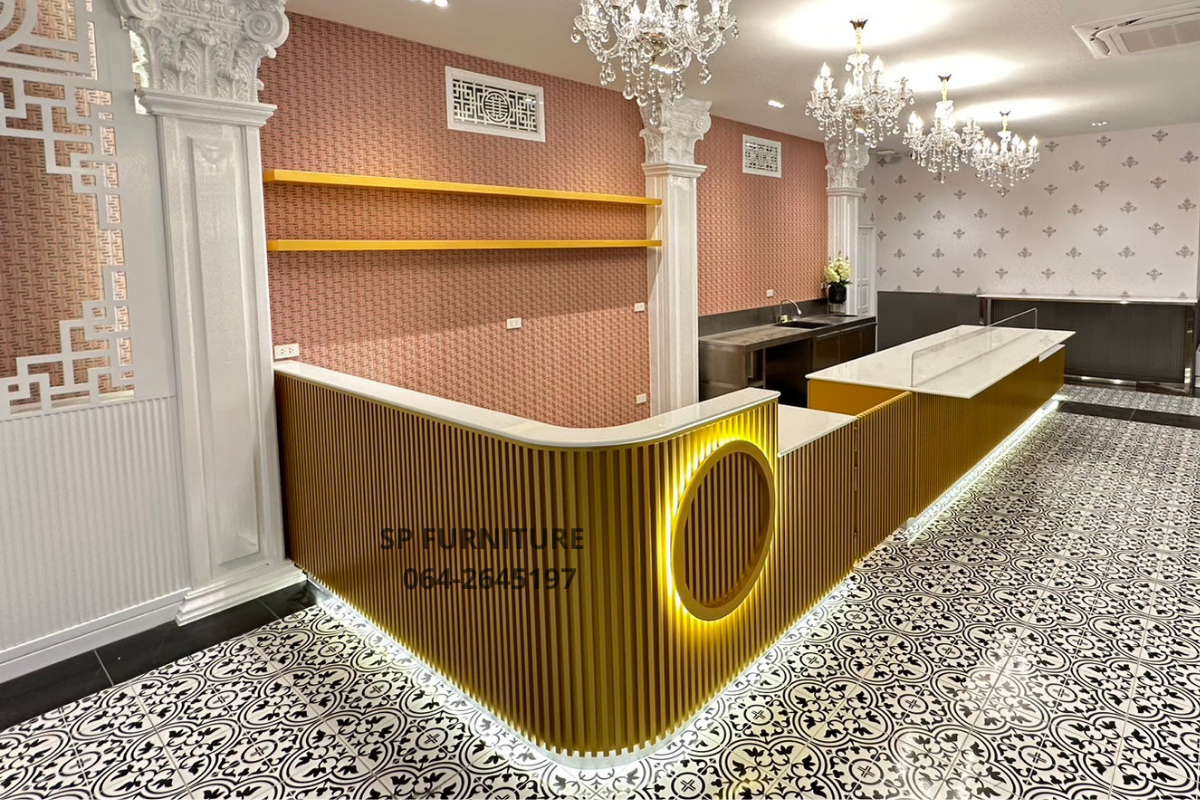 เคาน์เตอร์ร้านอาหาร เคาน์เตอร์ต้อนรับ