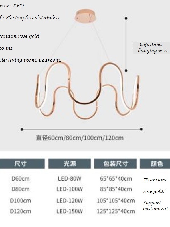 CT220A268 SOTMIA โคมไฟระย้า โคมไฟโมเดิร์นสีทอง Chandelier Lighting โถงบรรได