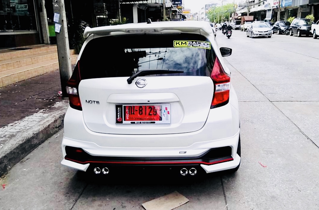 ชุดแต่งNissan Note ทรง I-Deo RB ท่อคู่สปอร์ต ,นิสสันโน๊ต แต่งสวย งานคุณภาพ ราคาไม่แรง