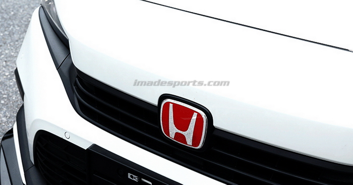 Logo Honda Type R สปอร์ตหน้า หลัง และพวงมาลัย (แดง/ดำ/ดำแดง)