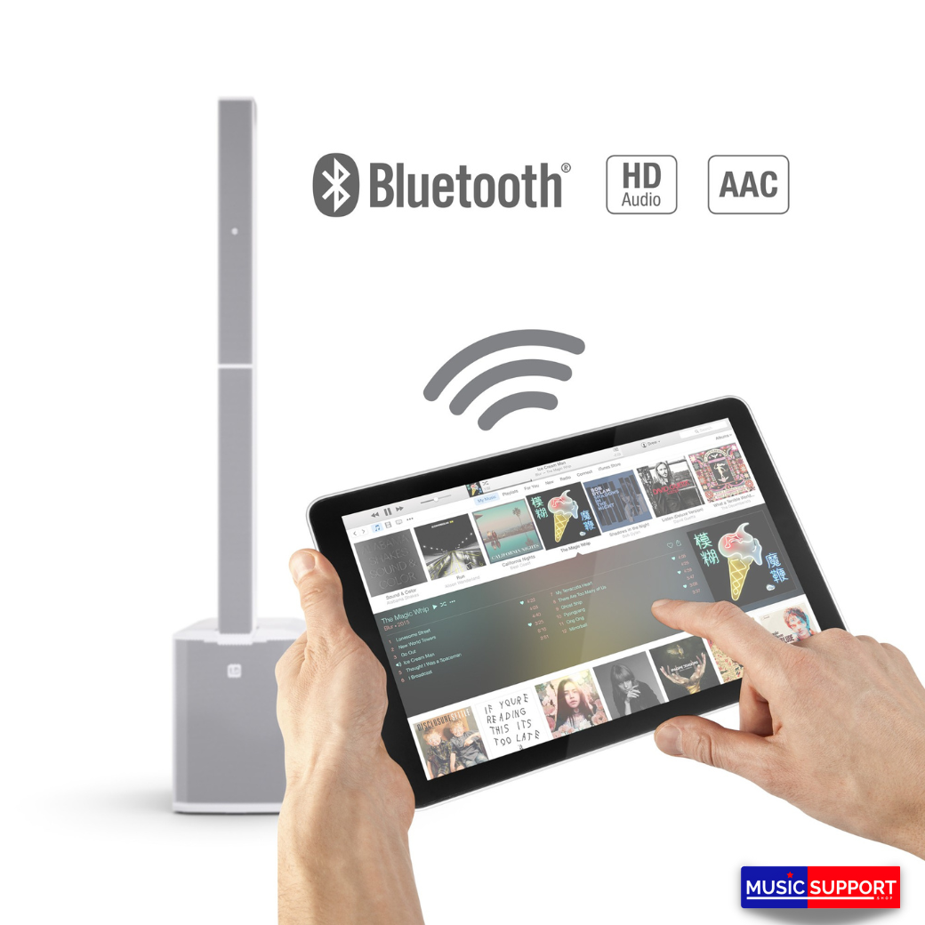 LD Systems MAUI® 28 G3 W Compact cardioid column PA system, White