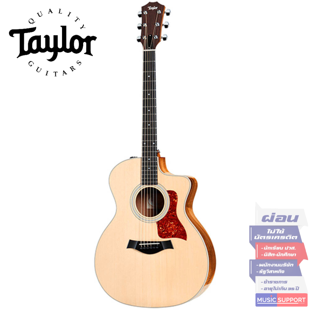 TAYLOR 214CE-K-KOA SPRUCE /HARD BAG กีตาร์โปร่งไฟฟ้า
