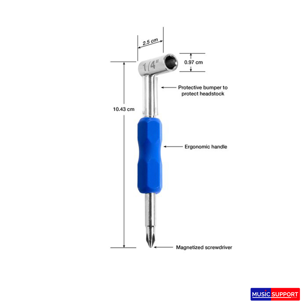 MUSICNOMAD เหล็กขันคอกีต้าร์ TRUSS ROD WRENCH TAYLOR 1/4''