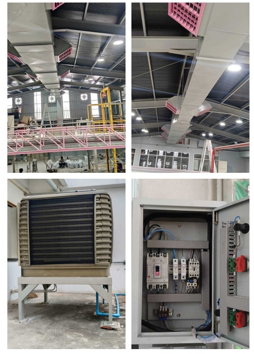 ผลงานการการออกแบบ ติดตั้งระบบระบายอากาศ แก้ไขปัญหาความร้อน