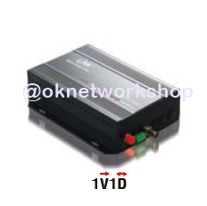 VCC-0110ST 1V1D Video TRANSMITTER 1 CH w/Data Singlemode BNC/RS485 - 1 x FC (SM) Analog CCTV FO Converter 20 Km.