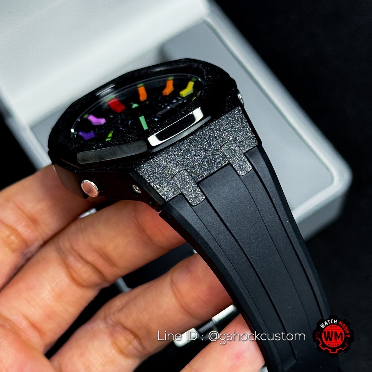 G-SHOCK Casioak Ga-2100 Rainbow Dial กรอบStardust เคลือบFinishแบบฝุ่นอุกาบาต Galaxy Flake