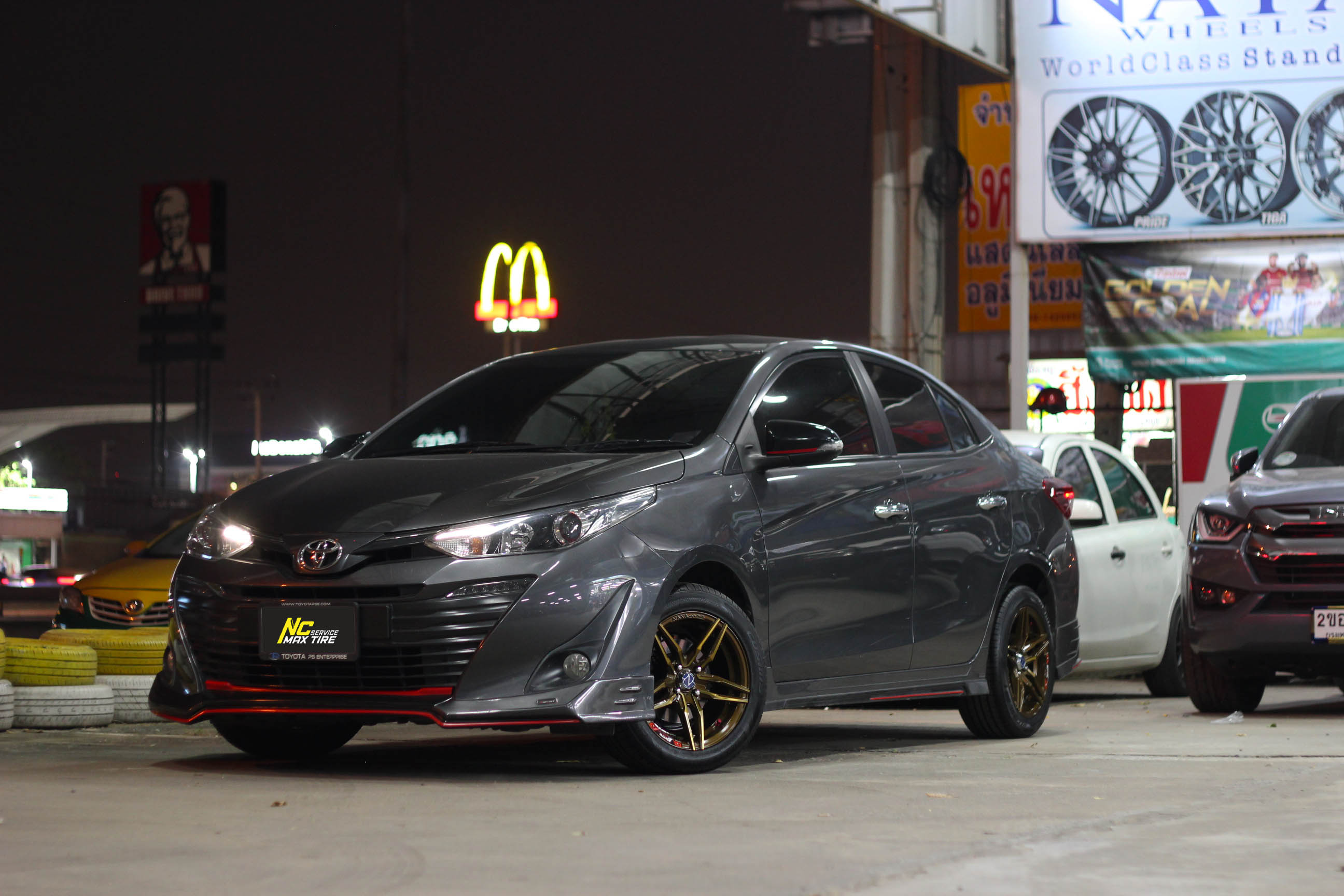 [ NCรีวิว.EP414 ] Toyota Yaris / ล้อแม็กขอบ15 / NAYA