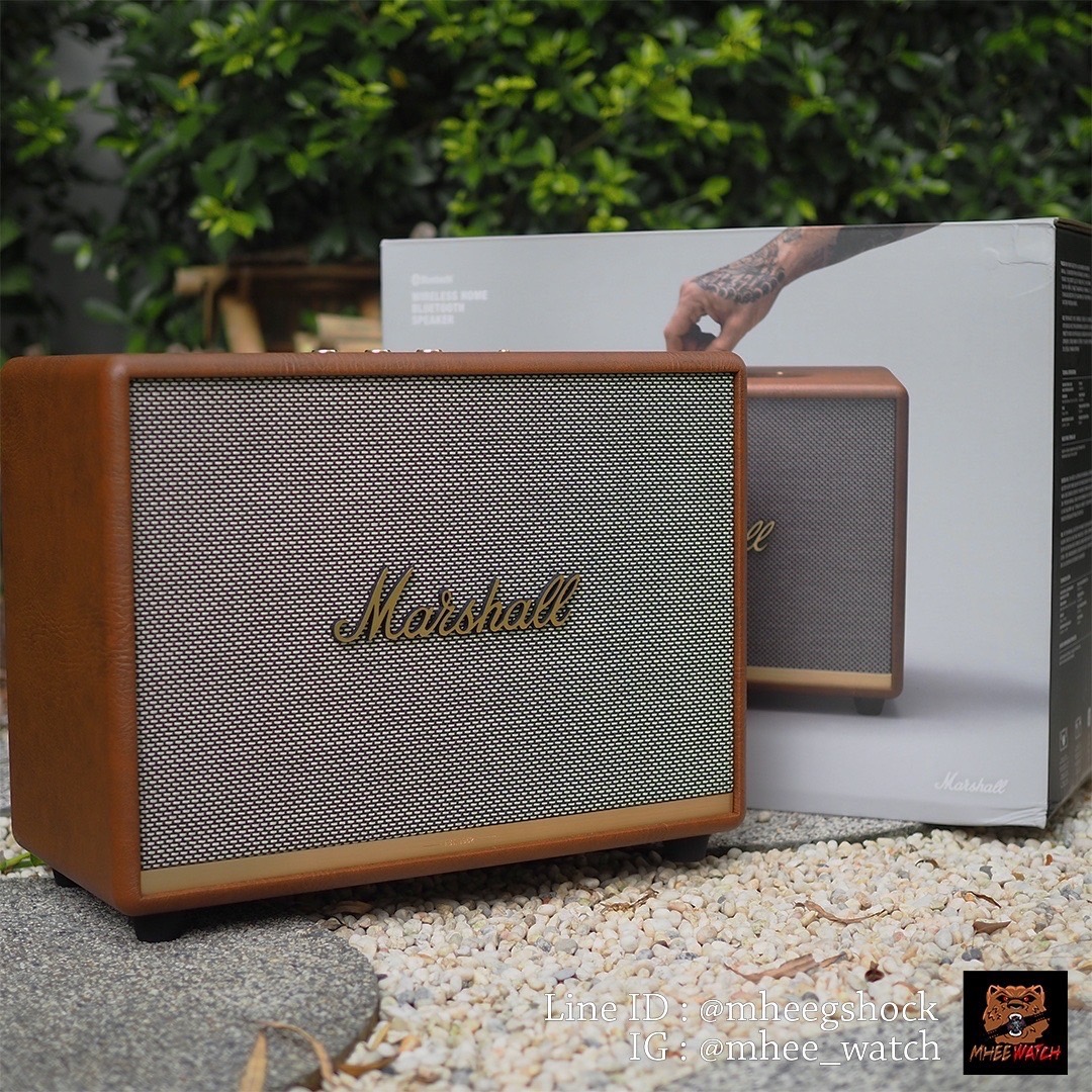 ลำโพง Marshall Woburn2 Topสุดในรุ่น 130Watt.สีBrown Leather สีนี้ในShopไม่มีแล้ว แท้ล้าน% ราคาดีที่สุด