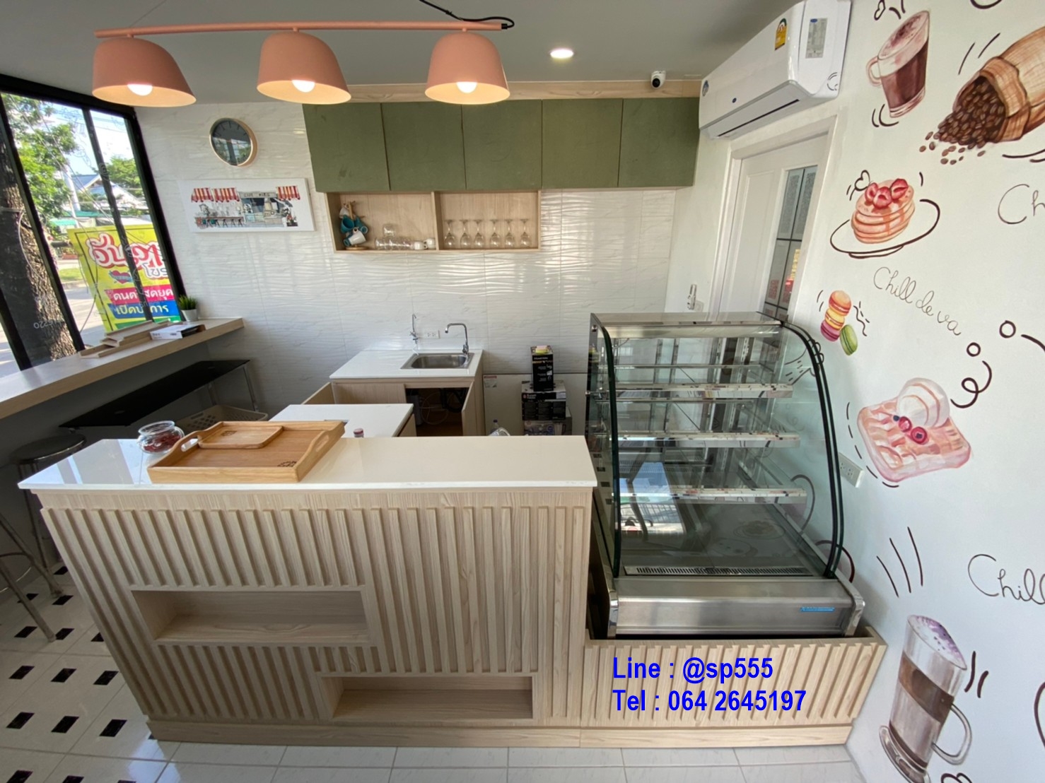 เคาเตอร์กาแฟ ชิลล์ดีว่าคาเฟ่ Chill De Va Cafe