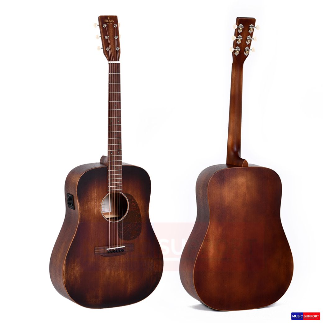 Sigma DM-15E Aged กีตาร์โปร่งไฟฟ้า