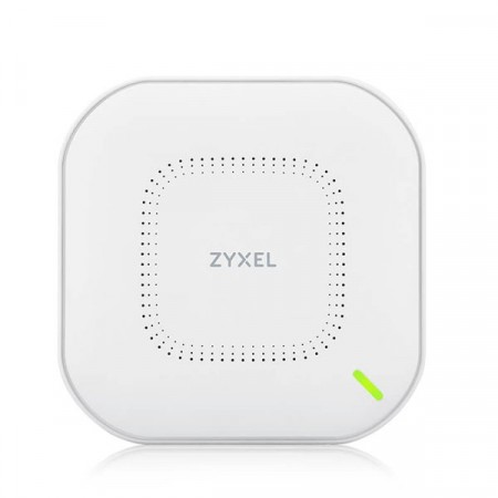 Zyxel NWA110AX AccessPoint 802.11ax (WiFi 6) Dual-Radio PoE Access Point 2.4GHz: 575 Mbps 5GHz: 1200 Mbps US (2.4GHz/5GHz): 23/23dBm เสาอากาศ 2.4GHz: Peak Gain 5dBi 5GHz: Peak Gain 6dBi