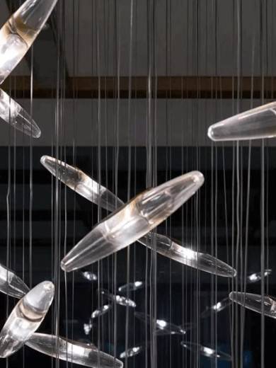 CT200A199 SOTMIA chandelier duplex floor โคมระย้า โคมโถงบรรได แชนเดอเรีย Lamp ไฟยาว