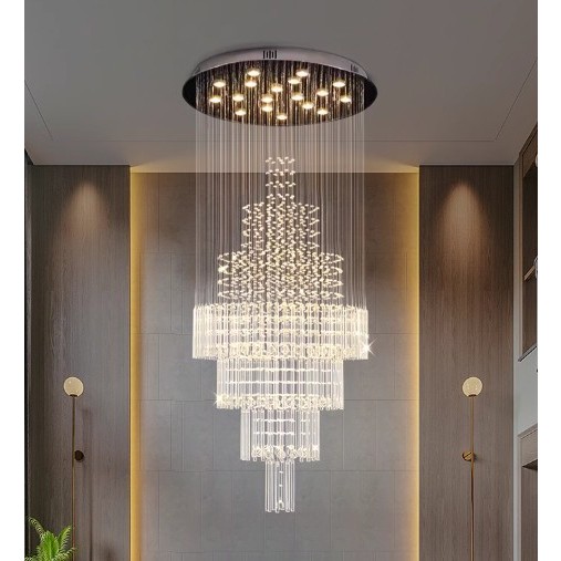 CT195A169 SOTMIA โคมระย้า โคมไฟระย้าโถงบรรได Chandelier แชนเดอเรียยาว