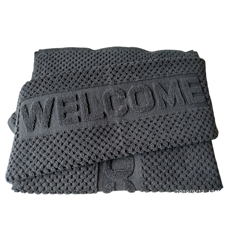 ผ้าเช็ดเท้า โรงแรม ทอลาย Welcome โหลละ