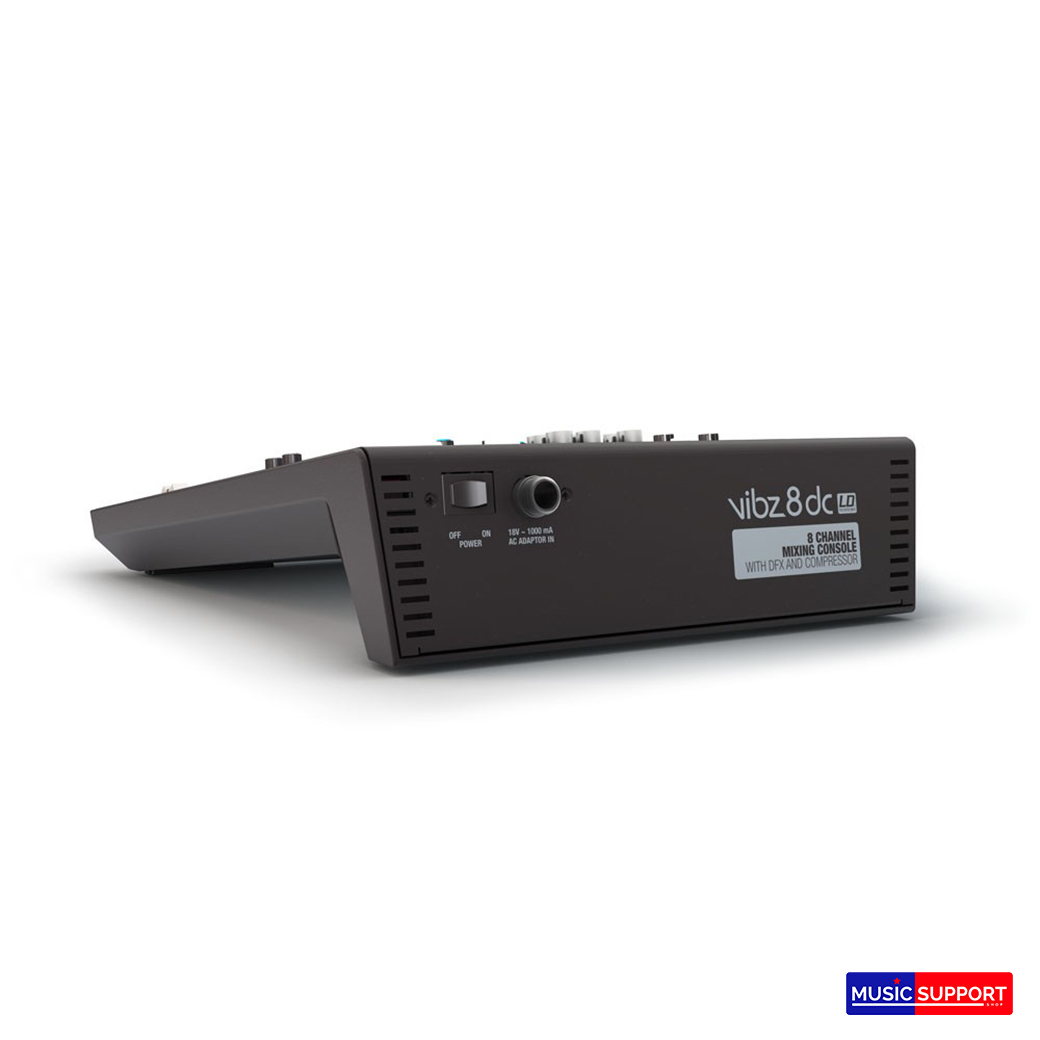 LD Systems VIBZ8DC 8 Channel Mixing Console with DFX and Compressor