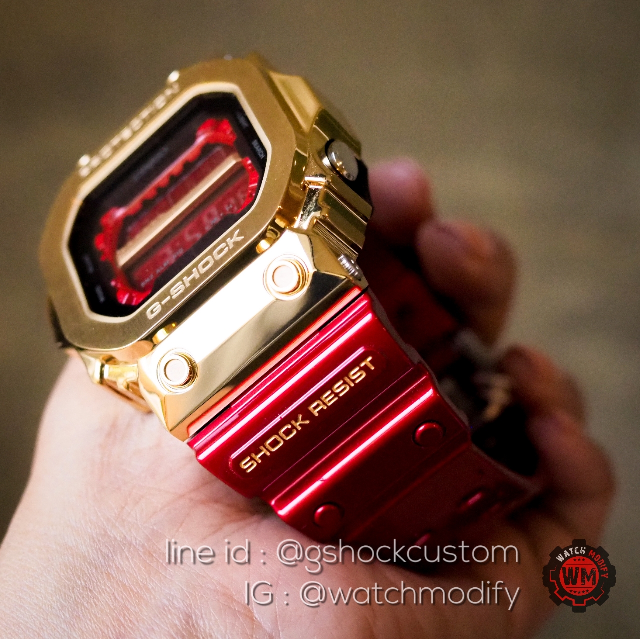 G-Shock Custom รุ่น GX56 ยักษ์ใหญ่ Ironman Metal Face