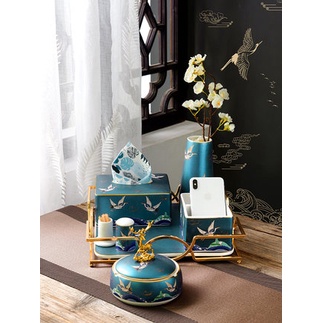 CT012D013 HOMMY ที่เก็บของใช้ ที่เก็บของ แจกัน เชิงเทียน ของตกแต่งบ้าน ที่วางของกระจุกกระจิก ที่เก็บของในบ้าน