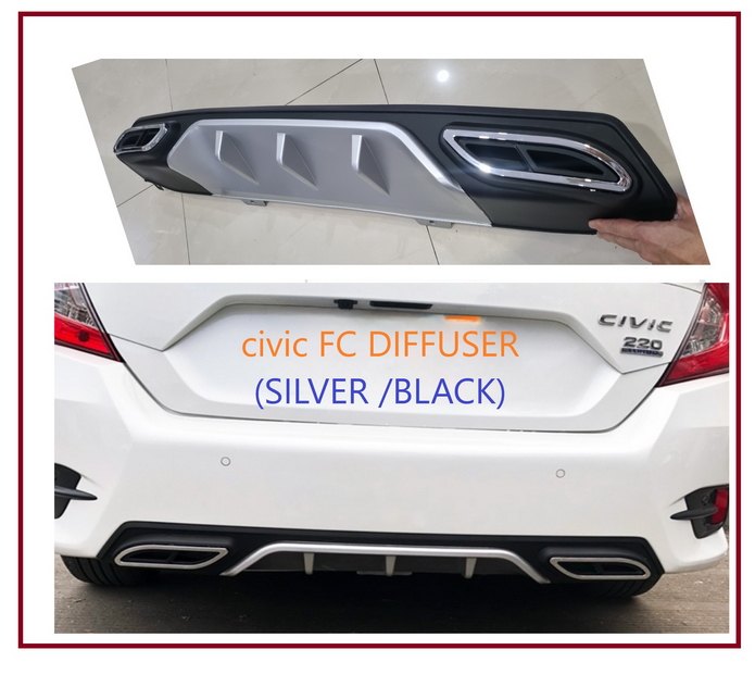 ลิ้นหลัง Diffuser SPORT Civic FC