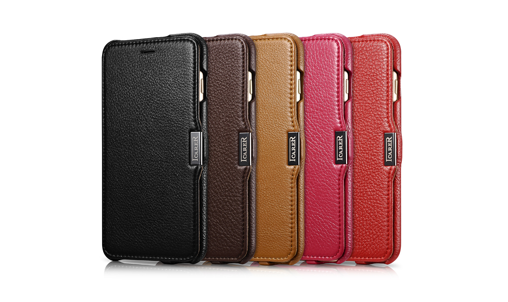 เคสหนัง iPhone 6 Plus / 6S Plus แบรนด์ iCarer รุ่น 6002 ทำจาก หนังวัว ส่วนหนังเต็มผืน (Full Grain leather)