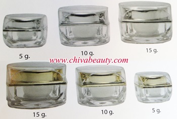 ขายส่ง ปลีก กระปุกพาสติกทรงเปือย ฝาตัด ขนาด 5g , 10 g, 15 g