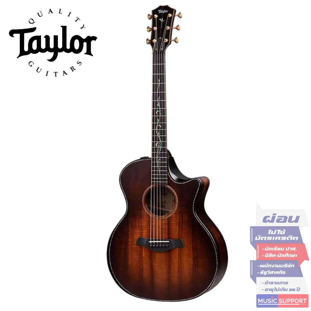 TAYLOR K24CE BUILDER'S EDITION/CASE กีตาร์โปร่งไฟฟ้า