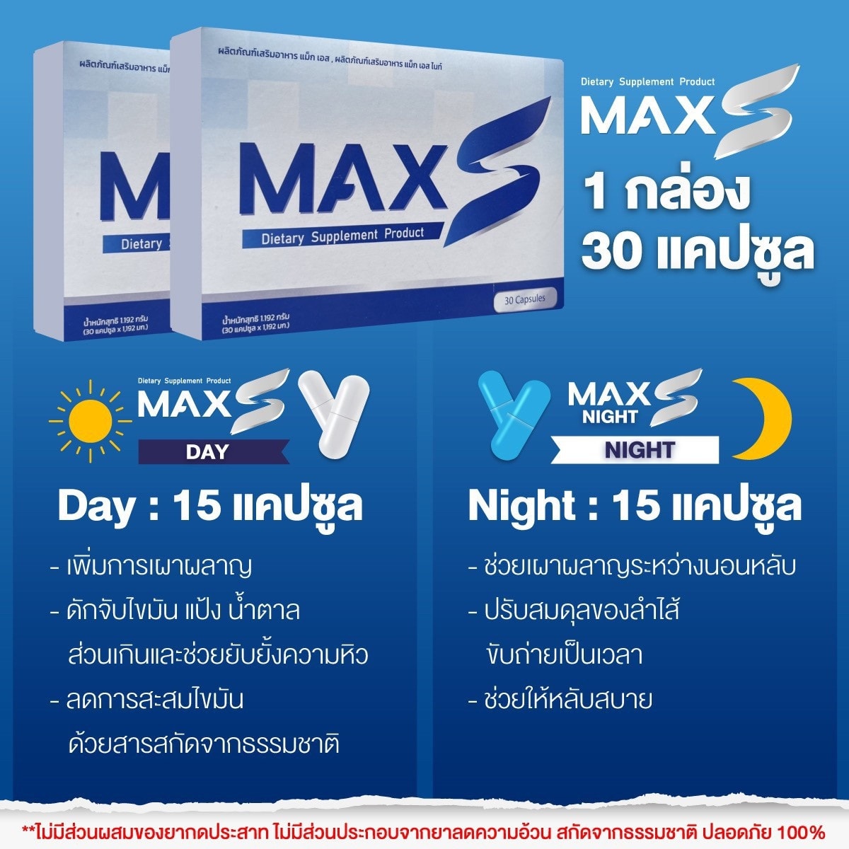 MaxS ซี ศิวัฒน์ สูตรใหม่ เผาผลาญx10 ไม่โยโย่ ไม่มีเอฟเฟค ไม่ใช่ยา