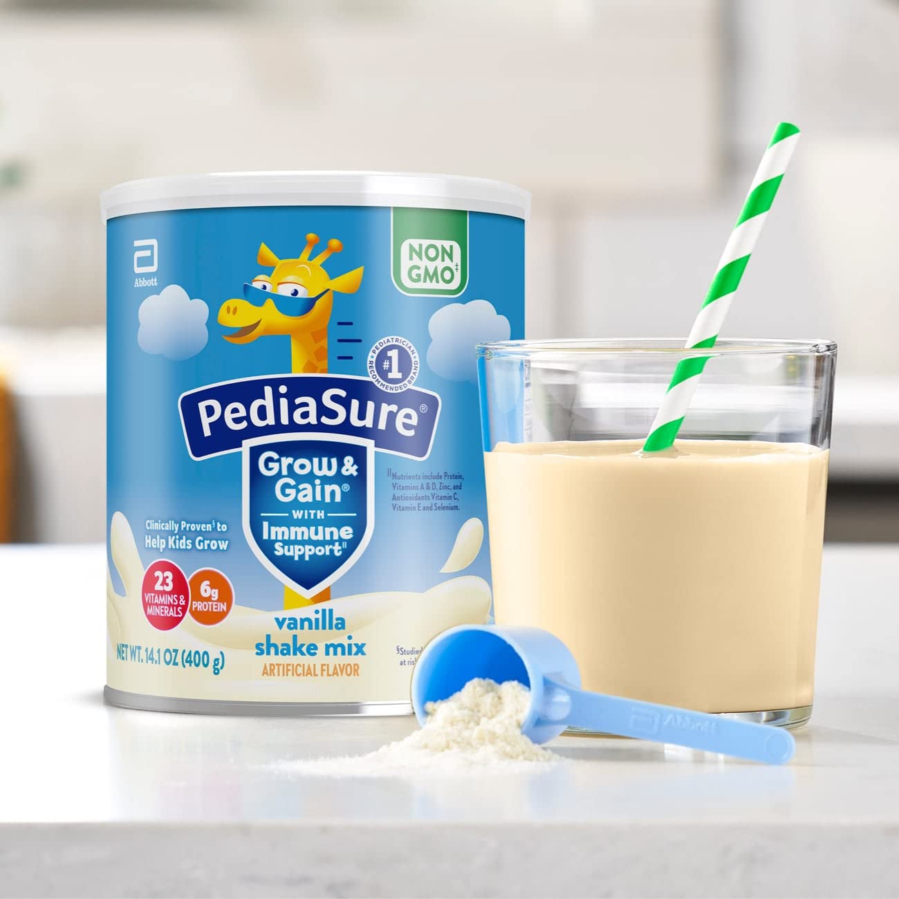 พรีออเดอร์ PediaSure Grow & Gain Shake Mix Powder นมชงสูตรเพื่อช่วยให้เด็กเติบโต