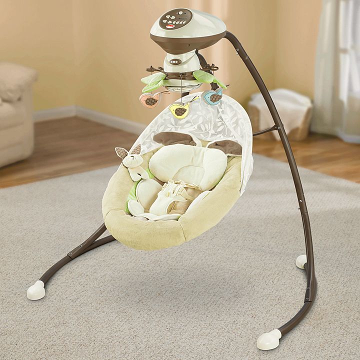 Fisher Price Cradle N Swing, My Little Snugabunny เปลสวิง เปลไกวไฟฟ้า ใช้ไฟบ้านได้