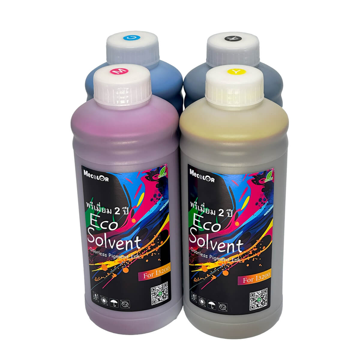 หมึกพิมพ์ i3200 เกรด 2ปี Premium Eco Solvent Odorless Pigment Ink ไร้กลิ่น สีสด เข้มข้นสูง dx5 dx11 วัตถุดิบจากยุโรป