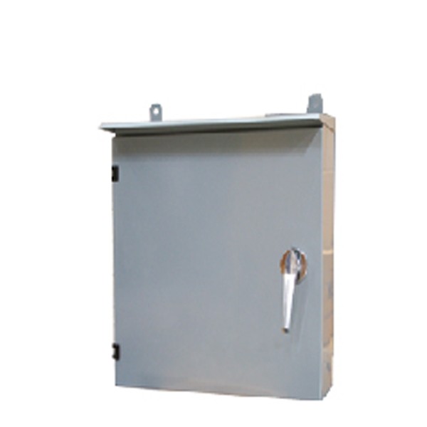 UL-7061 Outdoor Steel Cabinet ตู้เหล็กกันน้ำ for 1x6 pos. BMF, 50-60 Pairs (H33 x W25 x D15 cm.)