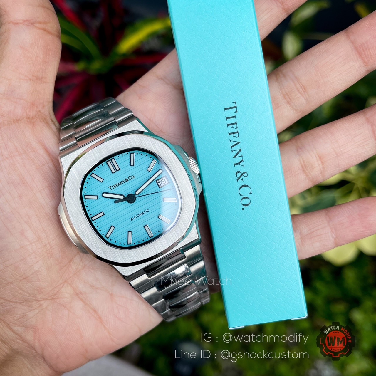 Seiko Mod Tiffany Blue Nautilus Model Exclusive version