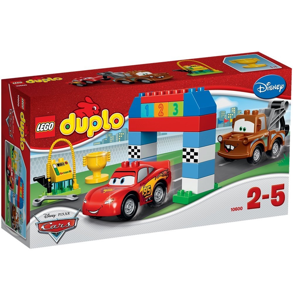 พร้อมส่ง Lego Duplo 10600 Disney Pixar Cars Classic Race ตัวต่อเลโ้ก้ ชุดการแข่งขันรถดิสนีย์คาร์ ส่งฟร ems