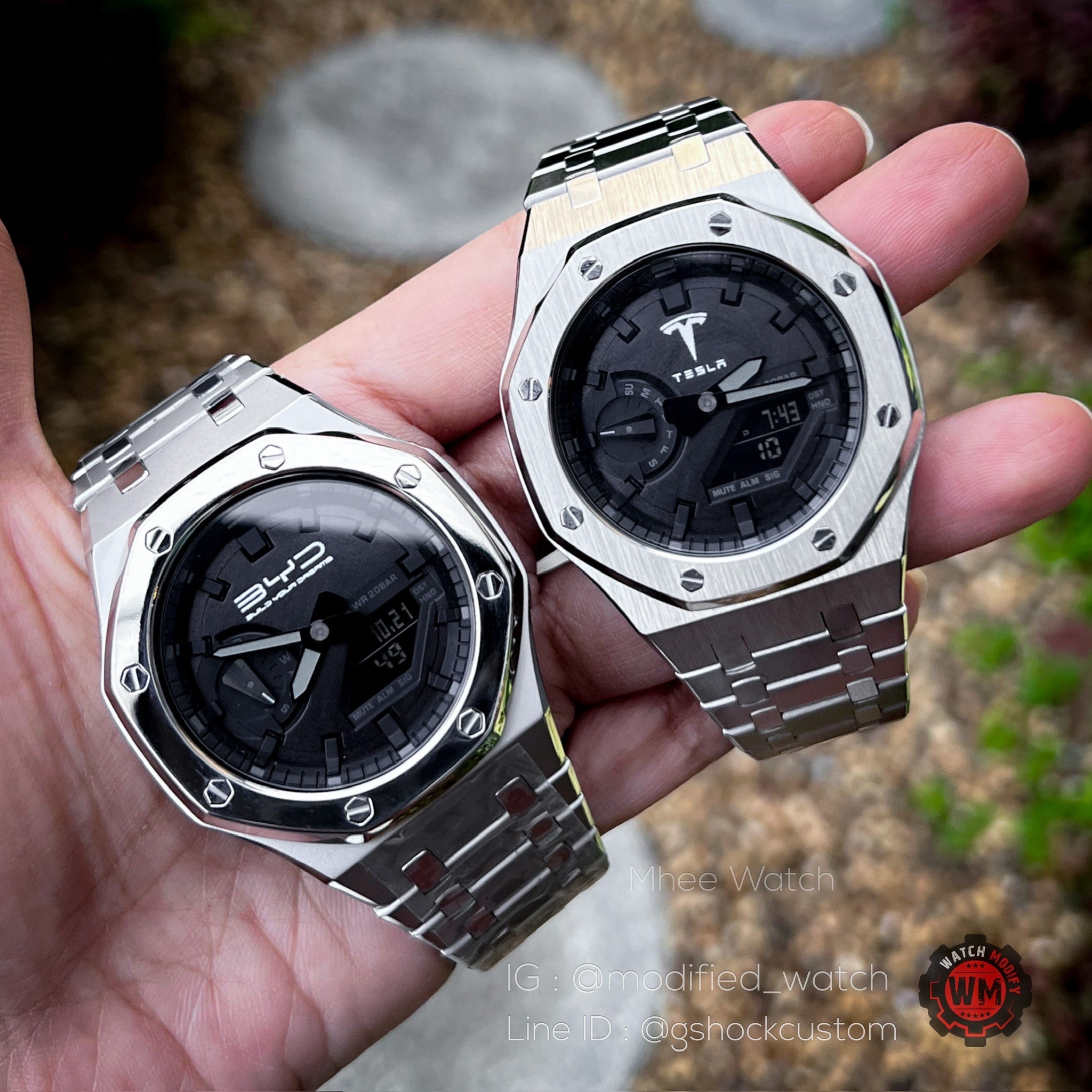 G-SHOCK Casioak Ga-2100 Model Customized Full metal BYD Build Your Dreams