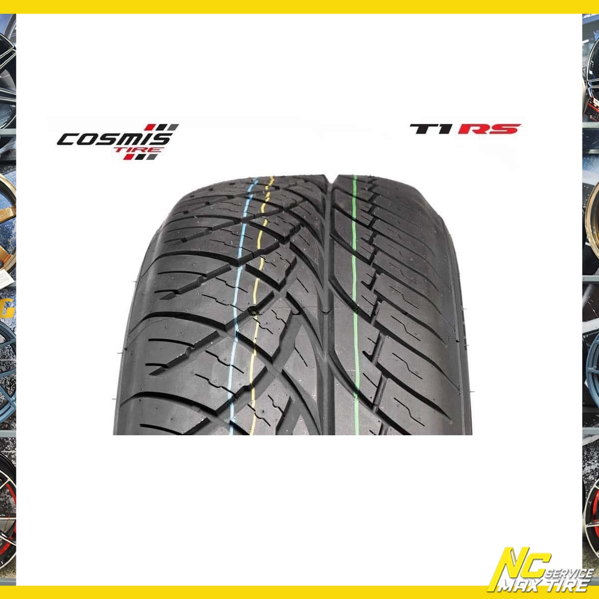 โปรไลฟ์สด / ล้อพร้อมยาง / ล้อแม็ก Cosmis RT-X / หน้า 18x9.5 6H139.7 ET15 หลัง 18x10.5 6H136.7 ET12 / ยาง Cosmis t1 rs 265/60R18 /