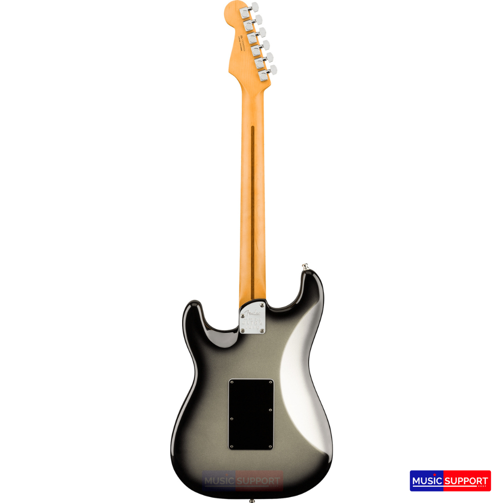 กีตาร์ไฟฟ้า Fender American Ultra Luxe Stratocaster MN Floyd Rose HSS SilverBurst